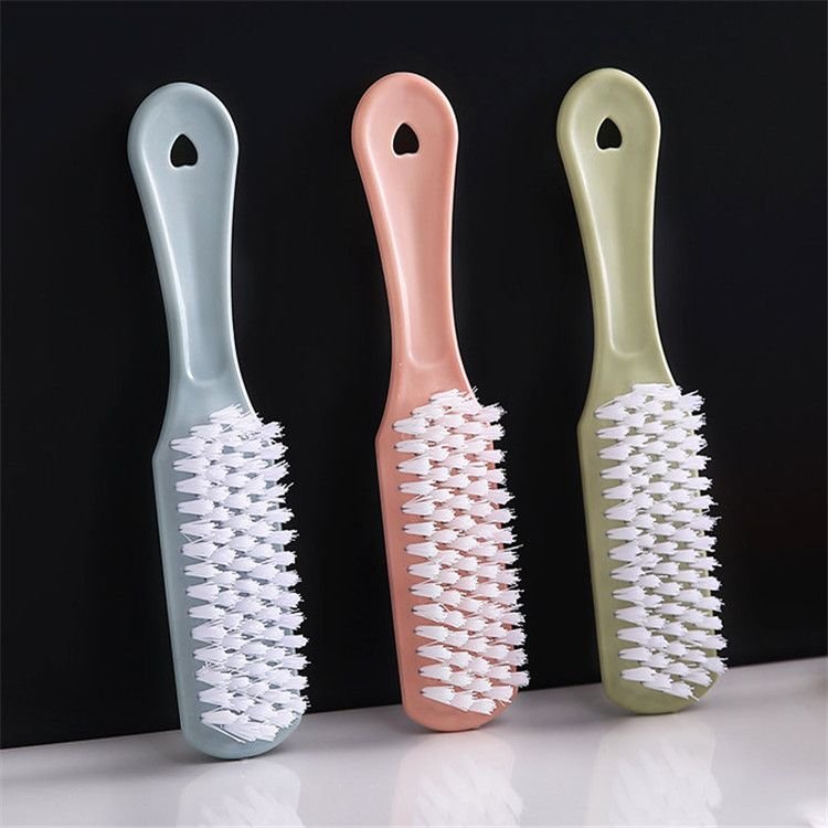 Solid Color Household Plastic Shoe Washing Laundry Clothes Washing Brush