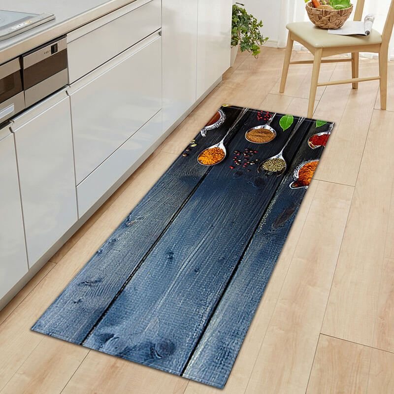 40*60cm Simple Food Pattern Kitchen Door Mat