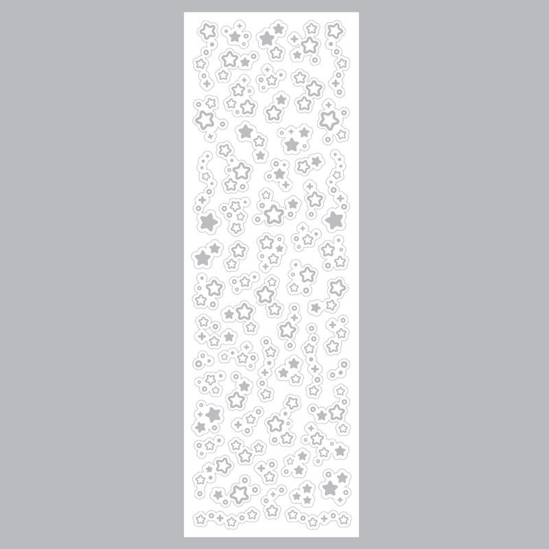 Colorful Hot Silver Basic Pvc Diy Sticker