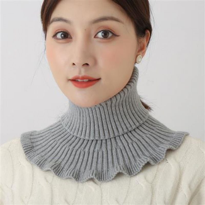 Autumn Winter Women High Collar Neck False Collar