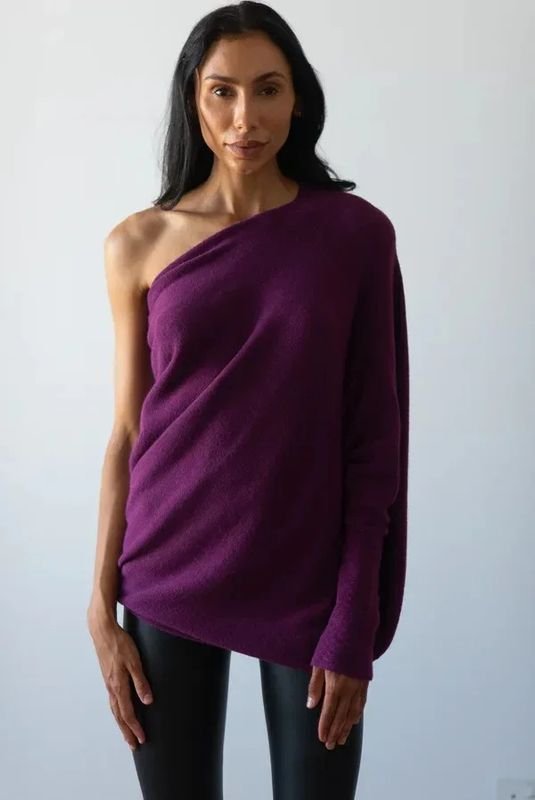 Autumn Winter Women Fashion Solid Color Long Sleeve Knitted Sweater