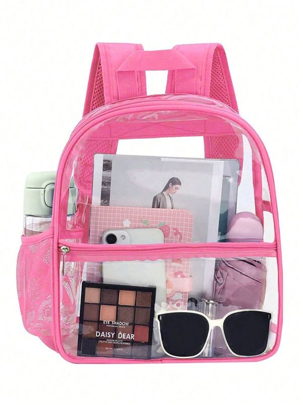 Simple PVC Clear Large Capacity Backpack