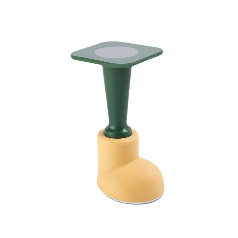 Simple Creative Small Foot Round Shoes Door Suction Household Silicone Anti-Collision Door Bumper