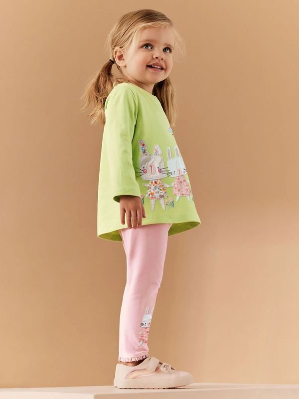 Kids Toddler Girls Spring Autumn Casual Cute Cartoon Long Sleeve Sweatshirts Pants Sets